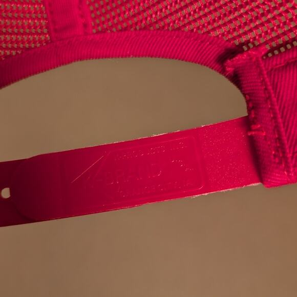 Vintage 80s MoorMan’s Feed Hat K-Brand Red Mesh Snapback Trucker Cap Farm Supply - Picture 4 of 8